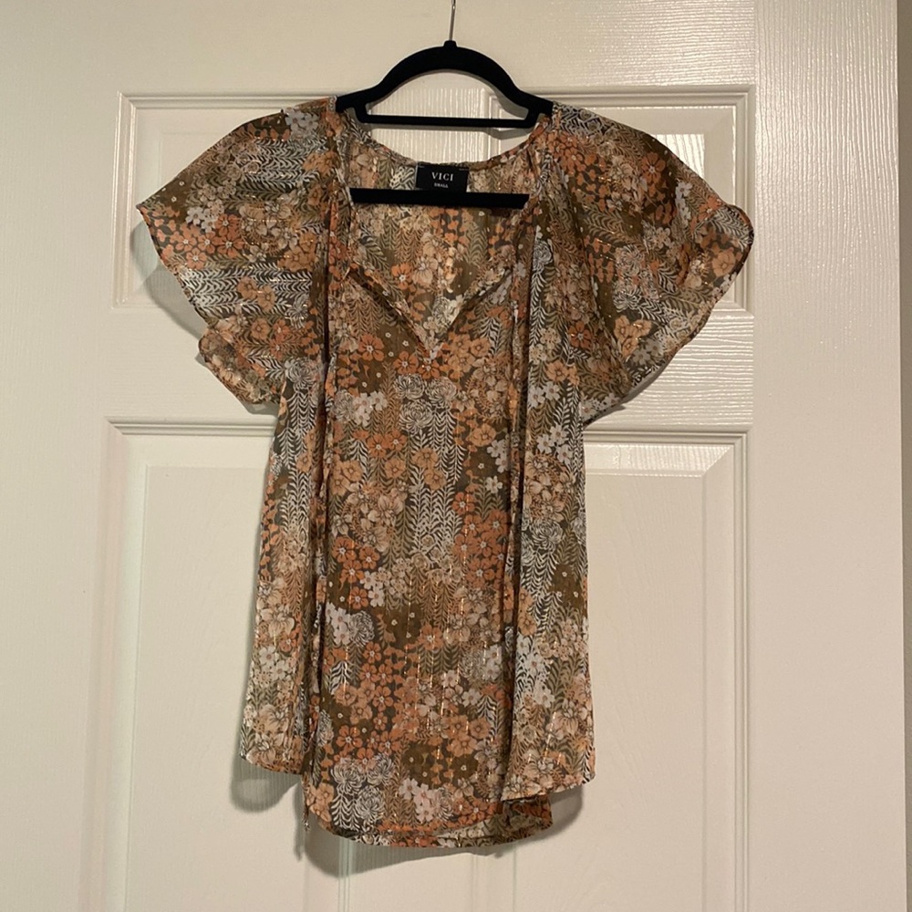 Vici Floral Blouse
